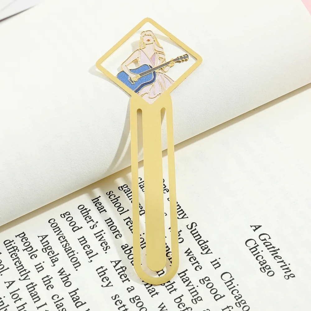 Taylor Swift Metal Gold Bookmark Book Mark